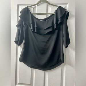 NY&CO Black Off the Shoulder Blouse size medium.